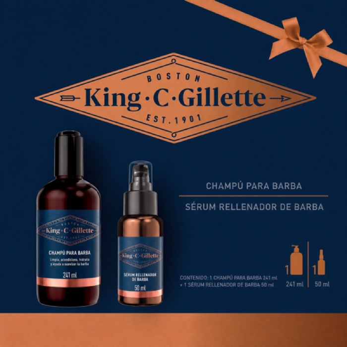 King C. Gillette beard kit